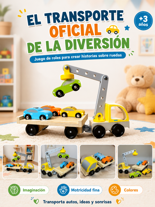 PEKE- CAMIÓN TRANSPORTADOR DE VEHICULOS